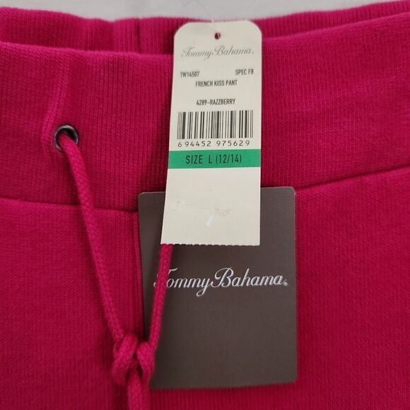 Tommy Bahama Womens French Kiss Pull-On Drawstring Waist Pant Size Large - Picture 4 of 8